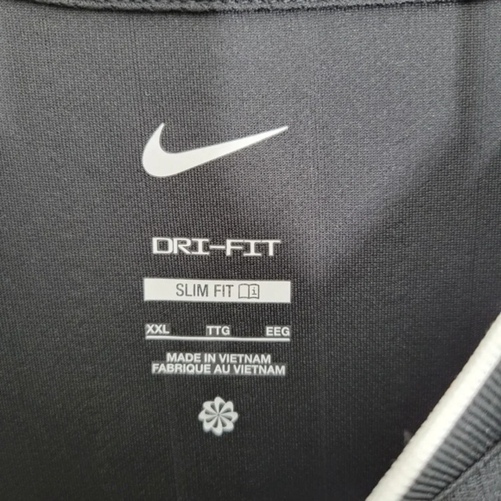 NWT Nike Dri-Fit Referee Jersey Mens Large Black Soccer Football Shirt DH8024‎